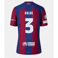 Barcelona Alejandro Balde #3 Replika Hemmatröja 2023-24 Kortärmad